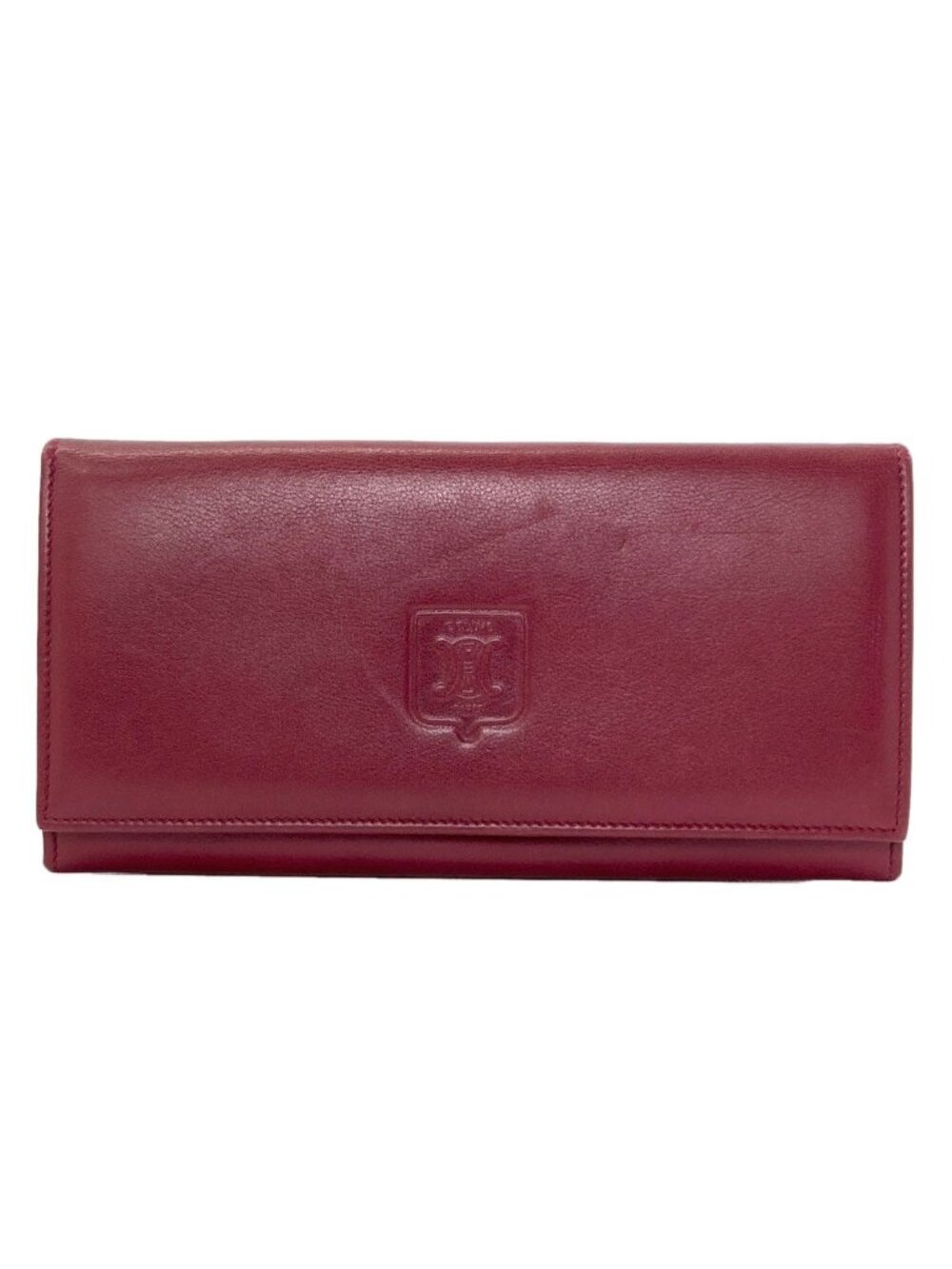 Celine Logo Wallet Leather
